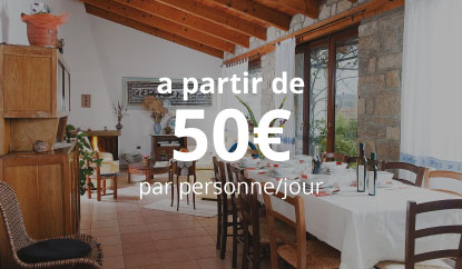 1 Nuit + Repas - a partir de 50€ par personne/jour