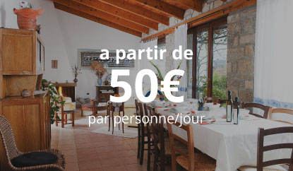 1 Nuit + Repas - a partir de 50€ par personne/jour
