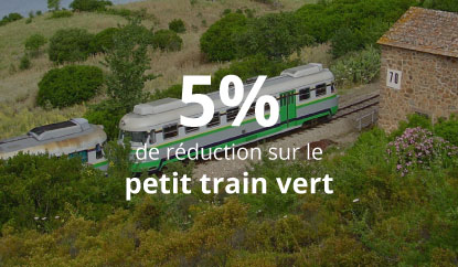 Petit Train Vert + Nuraghes - 5% de réduction sur le Petit Train Vert